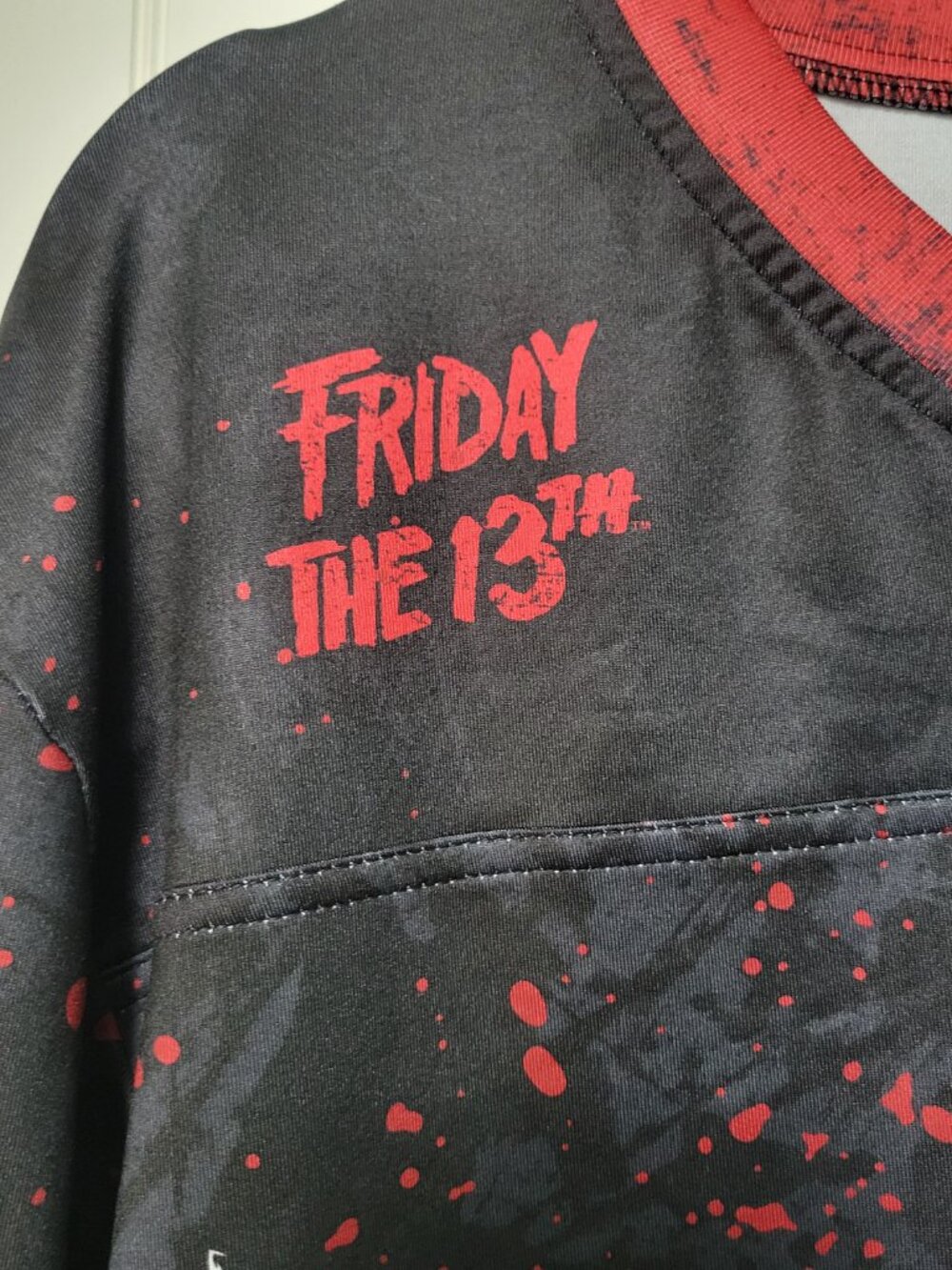 BlackMilk Jason Voorhees Friday 13th Horror Goth Grunge Goalie Hockey Jersey M - Picture 6 of 16